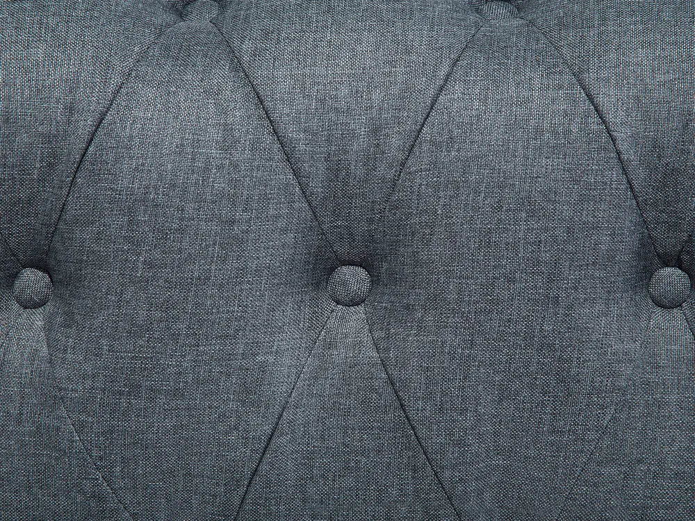 Corner Sofa 6 Seater Fabric Grey Left Hand Besnard