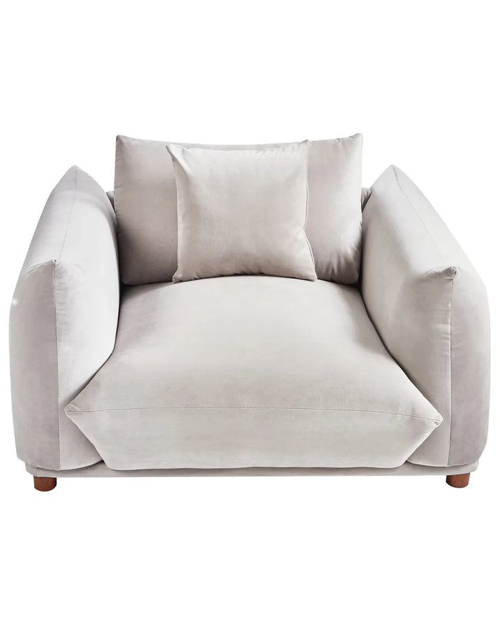 Armchair Velvet Taupe Jameila