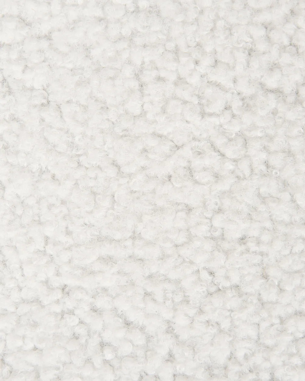 Armchair with Footstool Boucle White Tybias