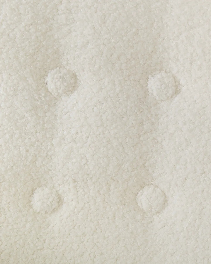 Armchair Boucle White Reshami