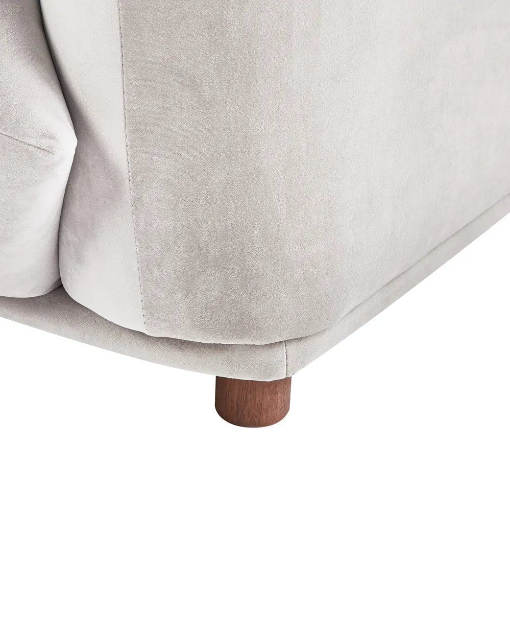 Armchair Velvet Taupe Jameila