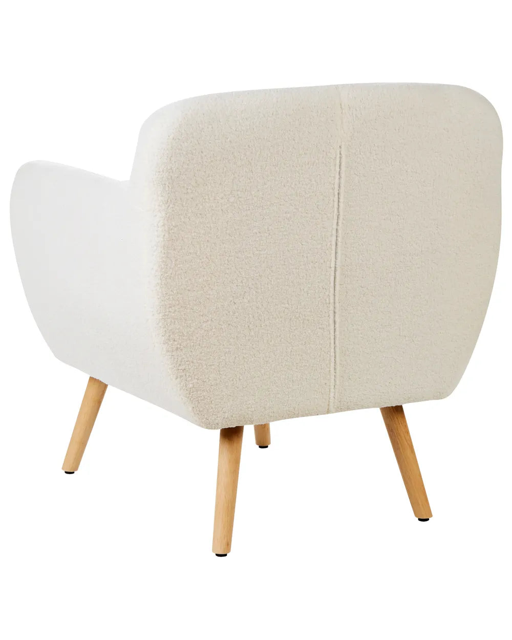 Armchair Boucle White Reshami