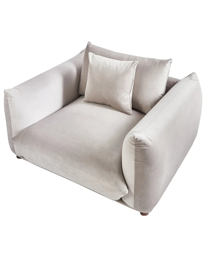 Armchair Velvet Taupe Jameila