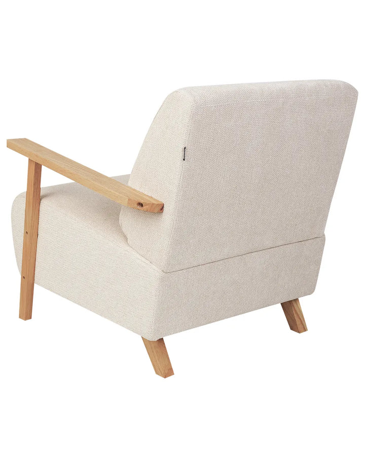 Armchair Fabric Light Beige Chynna