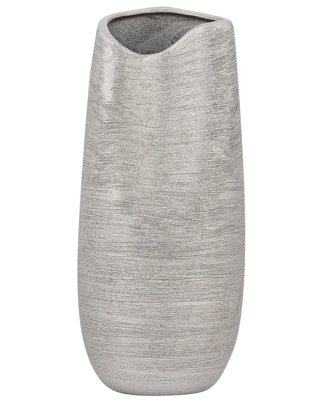 Derbe Decorative Vase Stoneware 32 cm Silver
