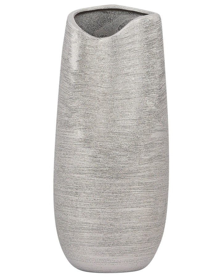 Derbe Decorative Vase Stoneware 32 cm Silver