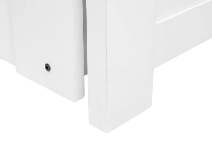 Bed with Storage Drawers Wood 90 x 200 cm (EU Single) White Koffler