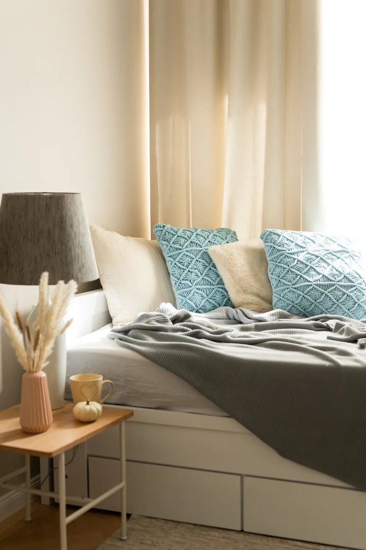 Bed with Storage Drawers Wood 90 x 200 cm (EU Single) White Koffler