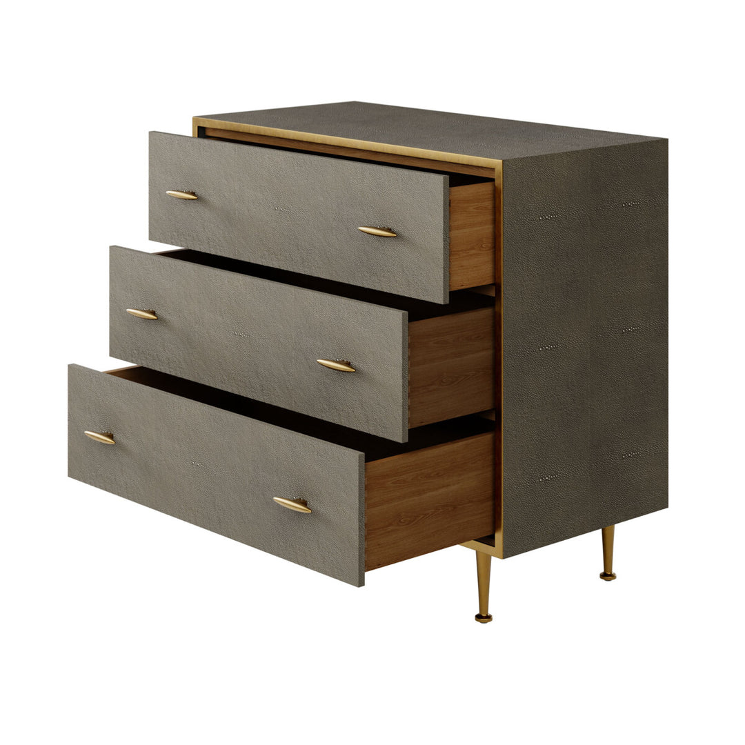 D.I.Designs Hampton 3 Drawer Grey