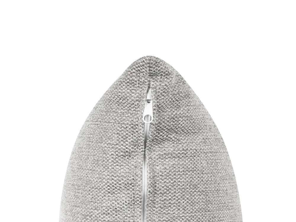 Corner Sofa Bed 3 Seater Fabric Light Grey with Storage Right Hand Deantrei