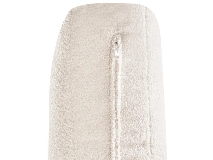 Modular U-Shape Sofa 8 Seater Boucle Off-White Leiani