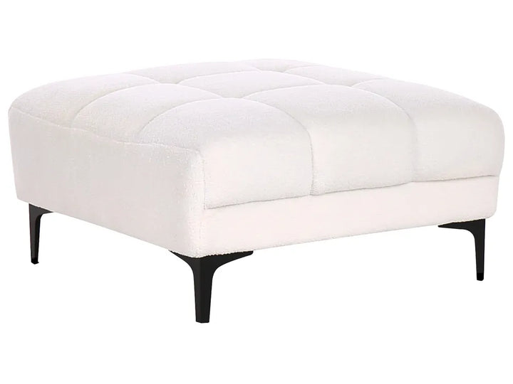 Modular Corner Sofa Bed 4 Seater Boucle White Right Hand Yosef