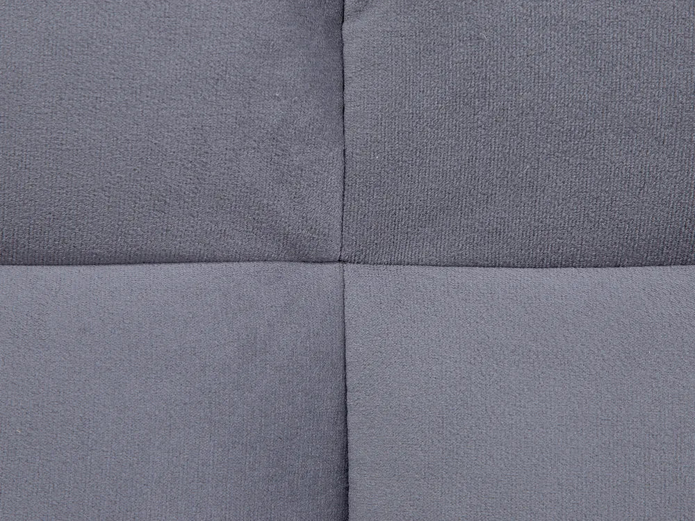 Sofa Bed 3 Seater Fabric Dark Grey Zineta