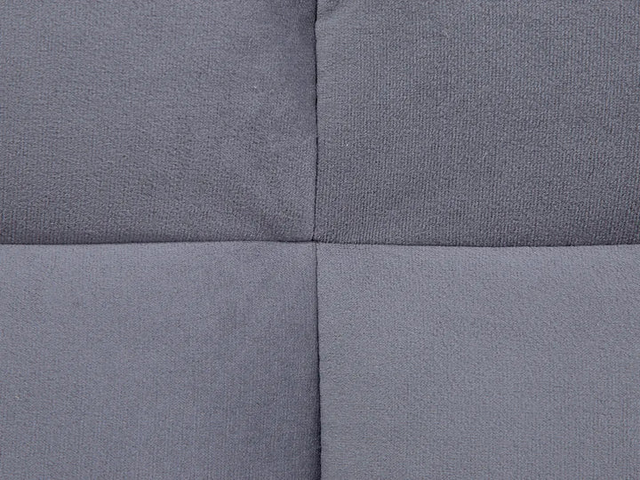 Sofa Bed 3 Seater Fabric Dark Grey Zineta