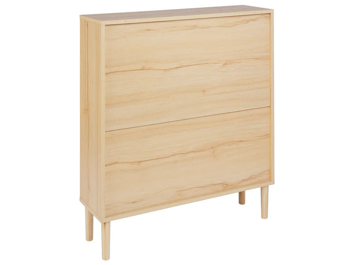 Shoe Storage Cabinet Light Brown Luhan