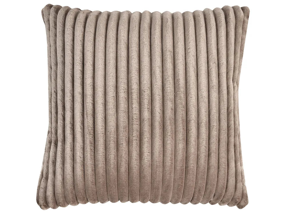 Corner Sofa Corduroy Light Brown Right Hand Scarlet