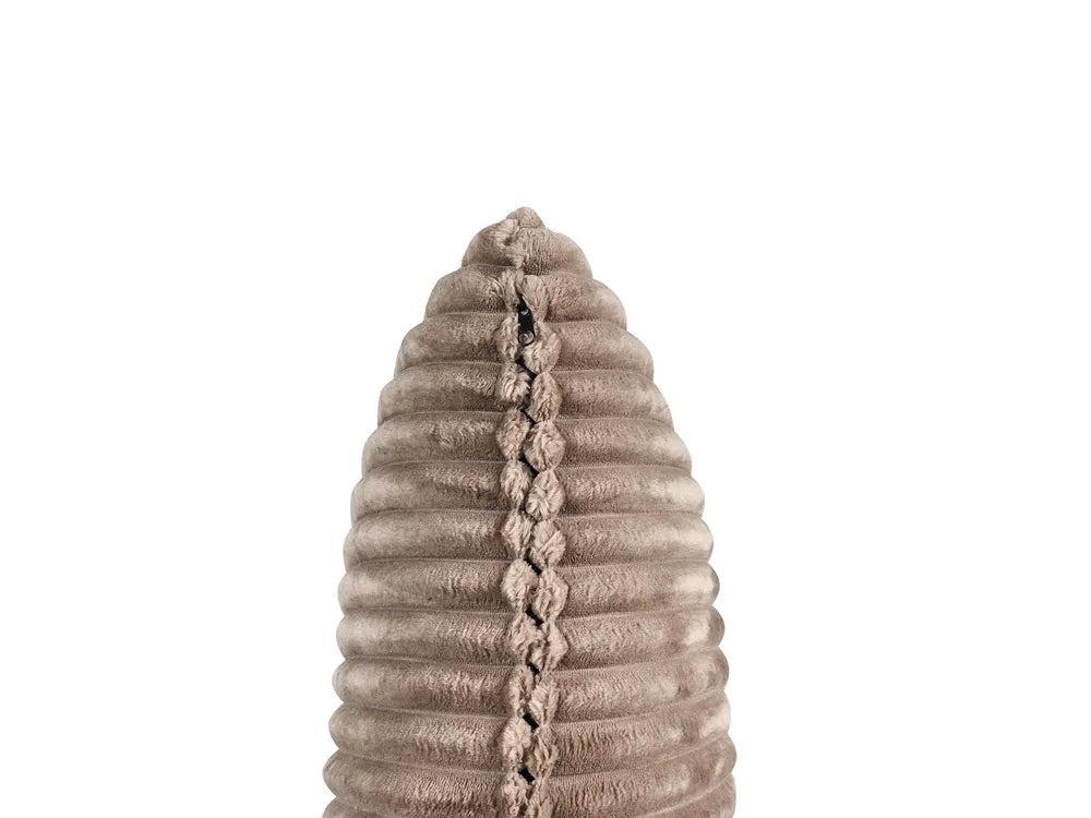 Corner Sofa Corduroy Light Brown Right Hand Scarlet