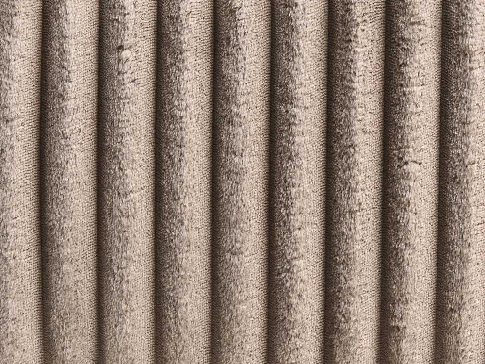 Corner Sofa Corduroy Light Brown Right Hand Scarlet