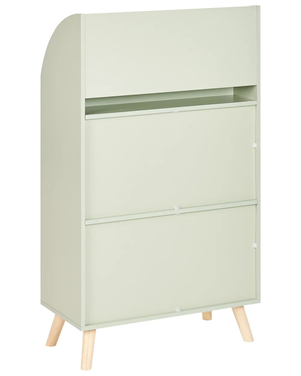 3 Tier Bookcase 102 cm Light Green Alleisha