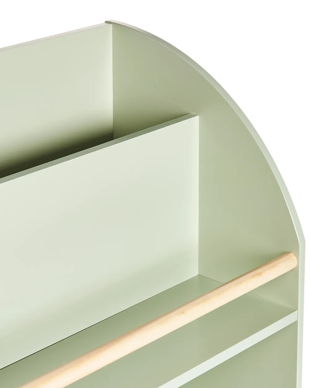 3 Tier Bookcase 102 cm Light Green Alleisha