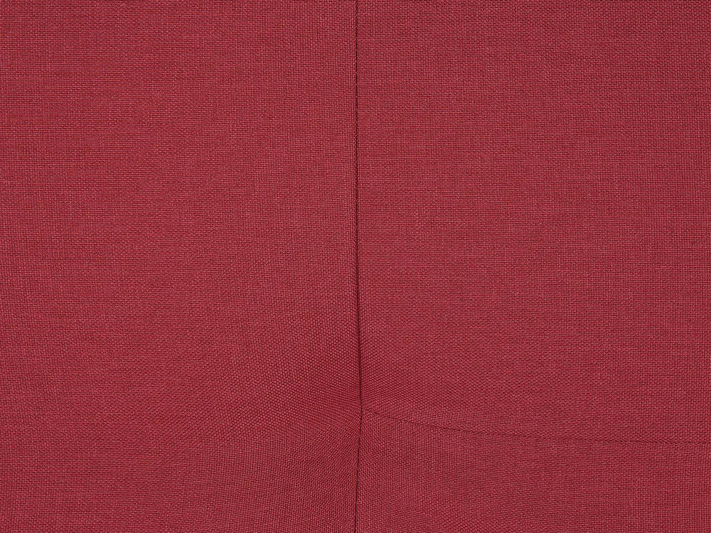 Modular Corner Sofa Bed 4 Seater Fabric Red Left Hand Ash