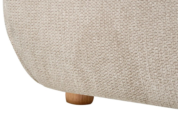 Ottoman Bed Fabric 160 x 200 cm (EU King Size) Taupe Daizia
