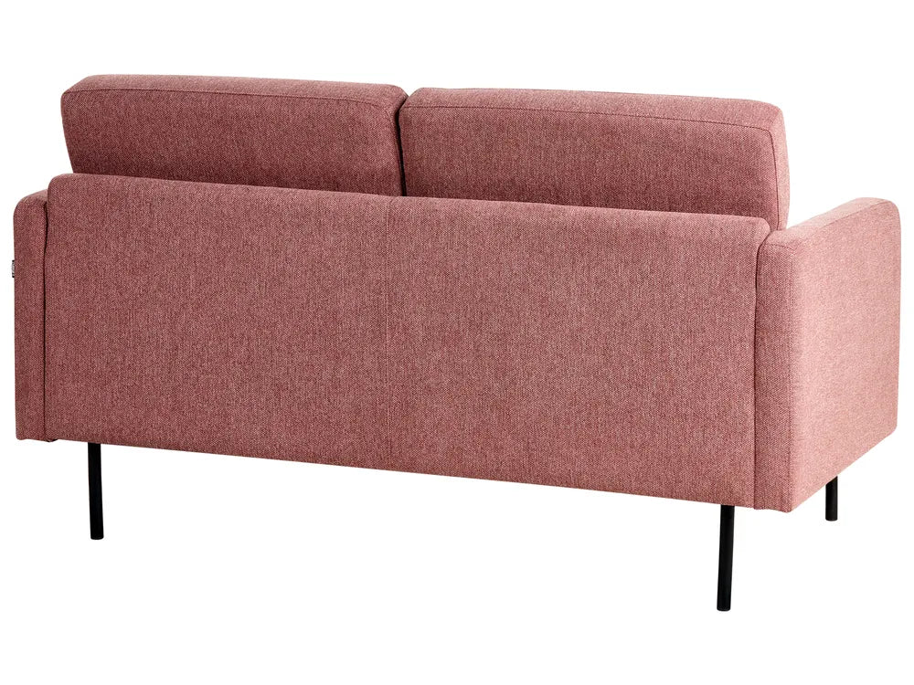 Sofa 2 Seater Fabric Pink Shayle