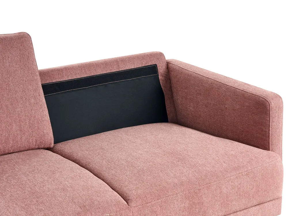 Sofa 2 Seater Fabric Pink Shayle
