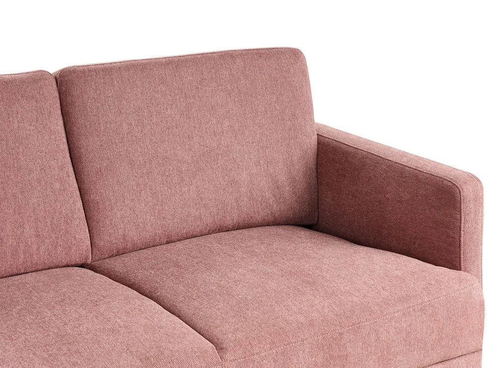 Sofa 2 Seater Fabric Pink Shayle
