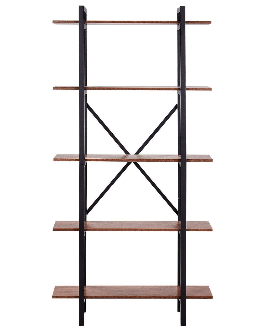 5 Tier Shelving Unit 180 cm Dark Brown Harvey