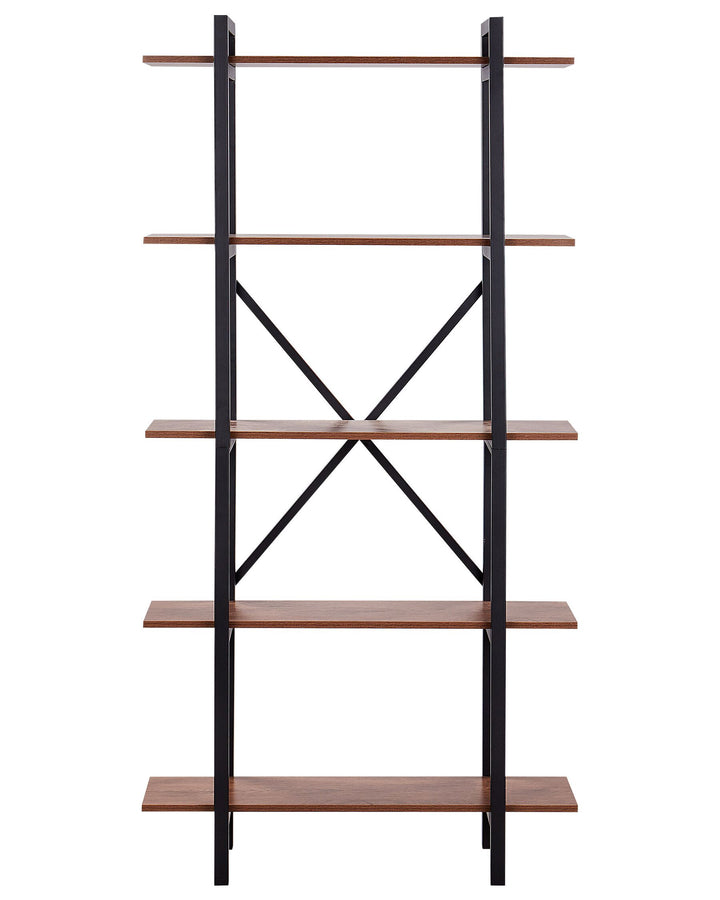 5 Tier Shelving Unit 180 cm Dark Brown Harvey