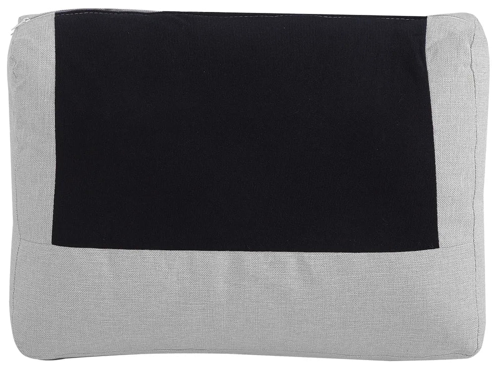 U-Shape Sofa Bed 4 Seater Fabric Light Grey with Storage Kellems