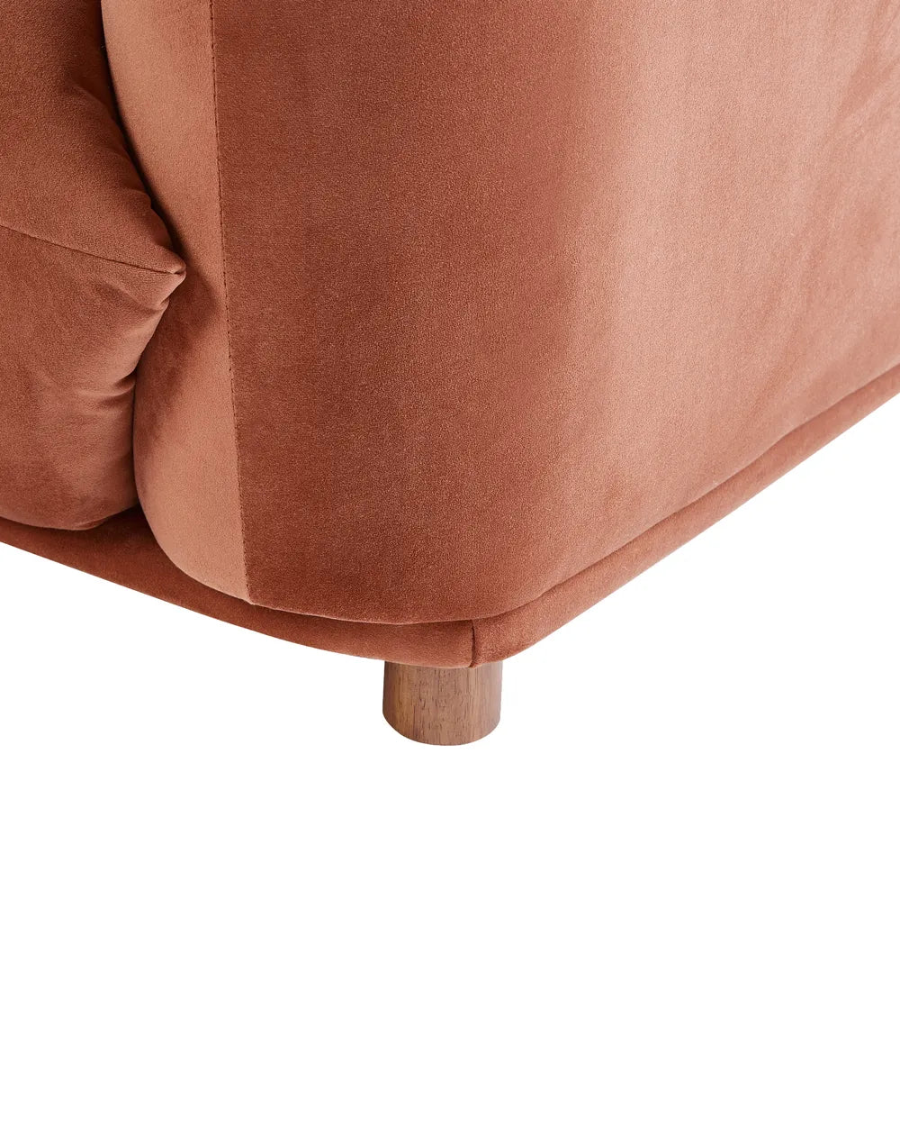 Armchair Velvet Golden Brown Jameila