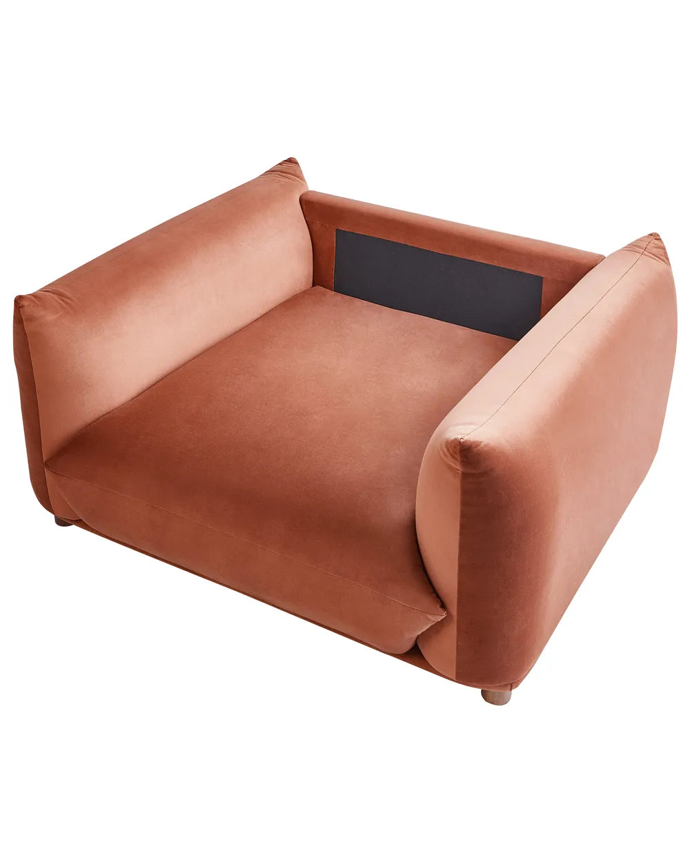 Armchair Velvet Golden Brown Jameila