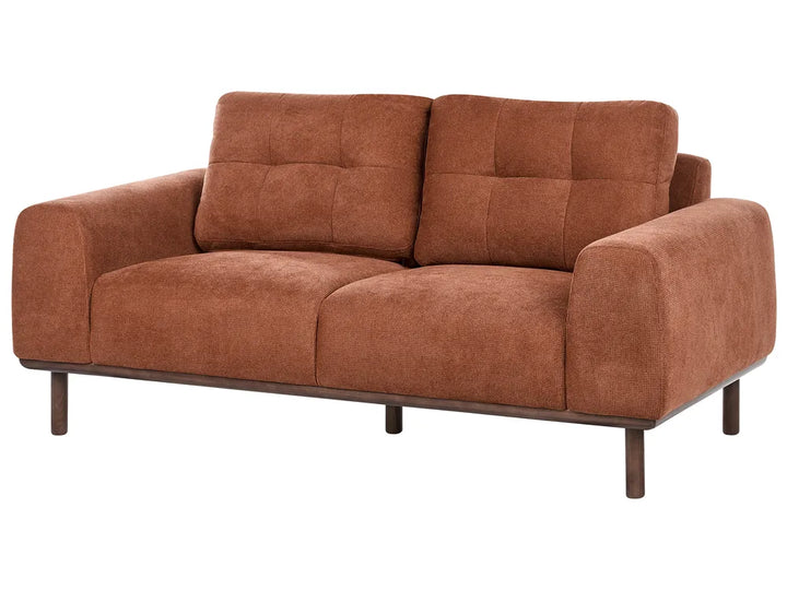 Sofa 2 Seater Fabric Golden Brown Demacio