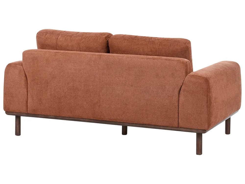 Sofa 2 Seater Fabric Golden Brown Demacio