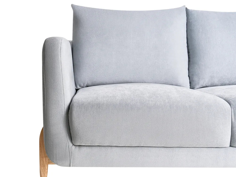 Sofa 2 Seater Chenille Light Blue Rilee