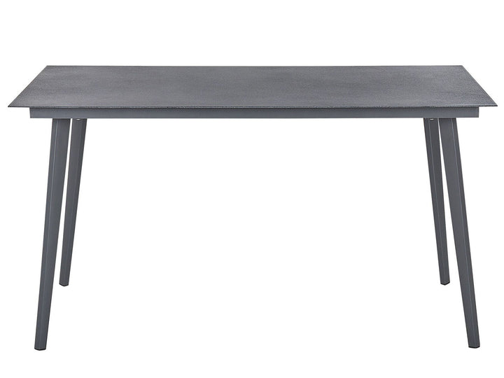 Mileto Garden Dining Table 140 cm 80 cm Glass Grey