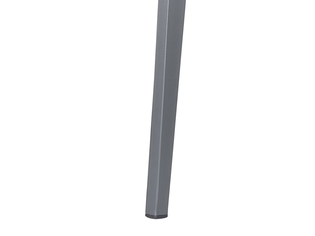Mileto Garden Dining Table 140 cm 80 cm Glass Grey