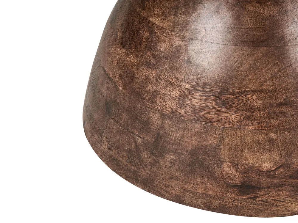 Dining Table Dark Brown 120 cm 120 cm Mango Wood Doley