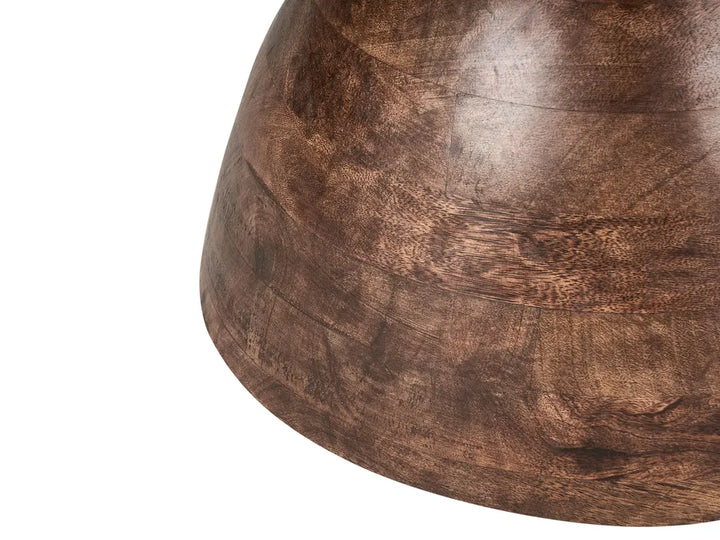 Dining Table Dark Brown 120 cm 120 cm Mango Wood Doley