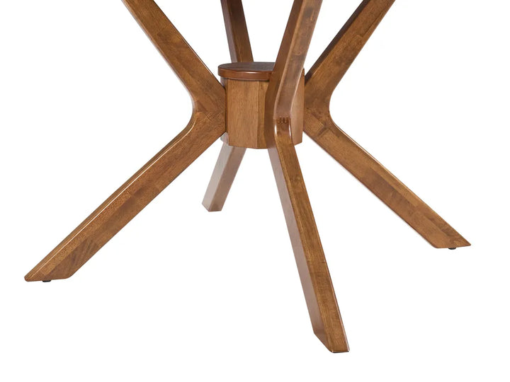 Extending Dining Table Dark Oak 107/137 cm 107 cm Bergmans
