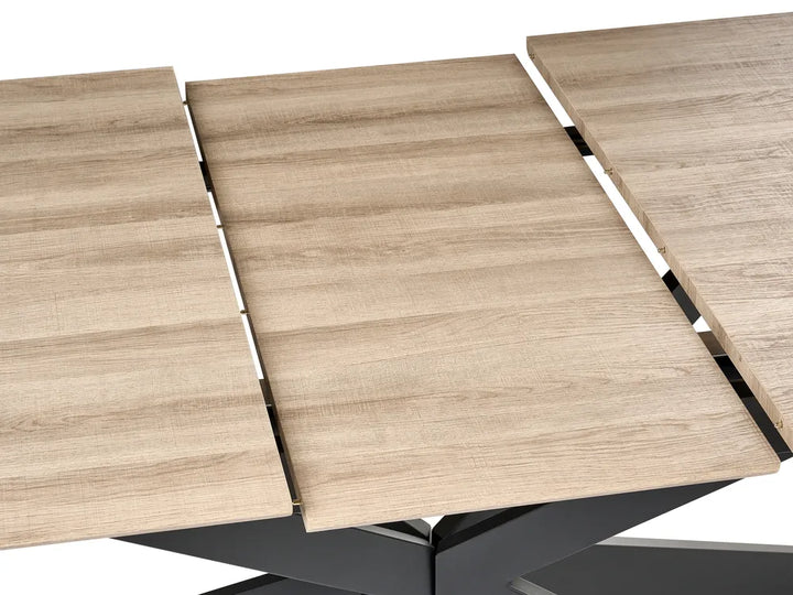 Dining Table Light Brown 160/200 cm 90 cm Kody