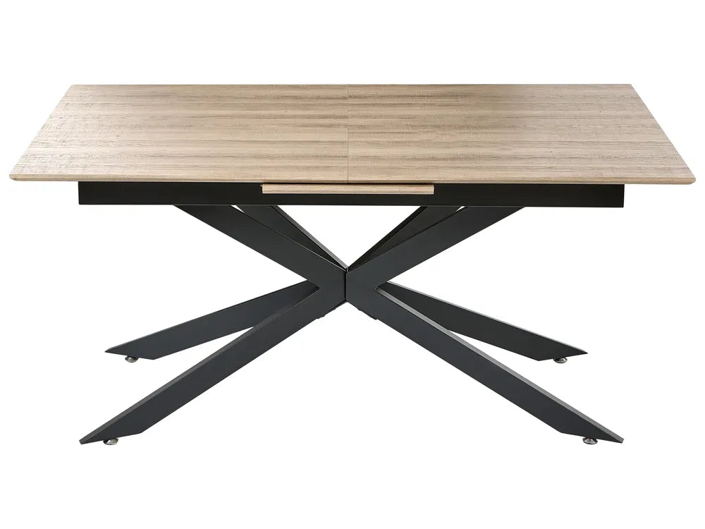 Dining Table Light Brown 160/200 cm 90 cm Kody