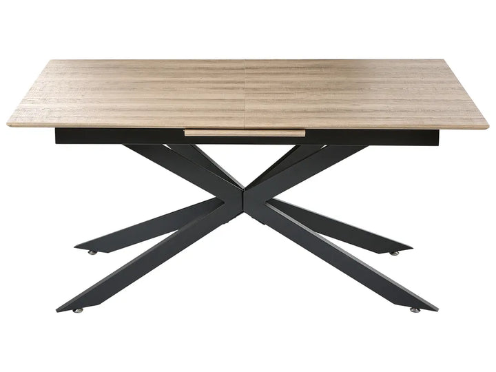 Dining Table Light Brown 160/200 cm 90 cm Kody