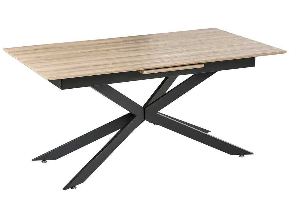 Dining Table Light Brown 160/200 cm 90 cm Kody