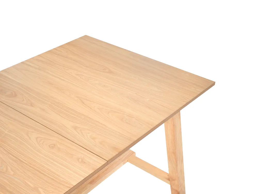 Extending Dining Table Light Ash Wood 160/200 cm 90 cm Garell