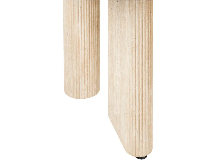 Dining Table Travertine Effect 180 cm 90 cm Turgeon