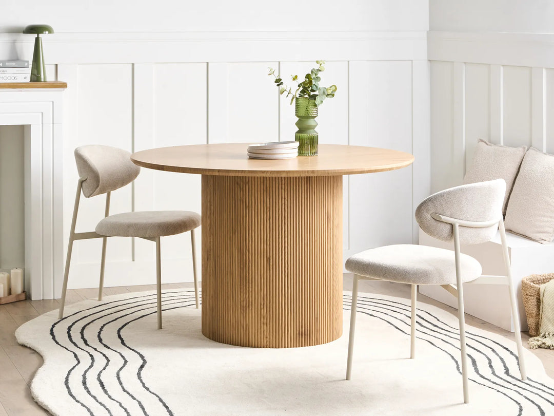 Dining Table Light Brown 120 cm 120 cm Friedhorst