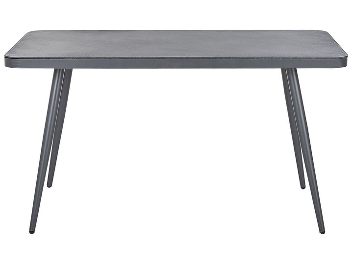 Lipari Garden Dining Table 140 cm 80 cm Glass Grey
